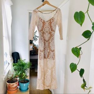 For Love and Lemons San Marcos Maxi Dress S